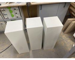 MDF Grondeerzuil | plantenzuil | zuilen | sokkels | presentatie sokkel | 30X30X60 CM