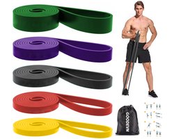 5 stuks - Weerstandsbanden - Elastische banden - Krachttrai…