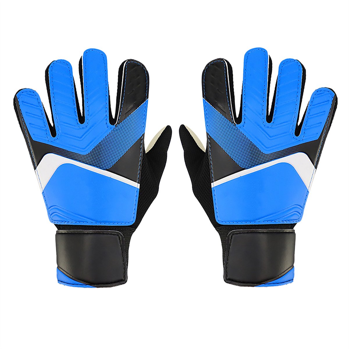 Peysaitr - Keepershandschoenen voor Kinderen en Jongeren - Handlengte 16-17CM - Antislip Latex Handpalm - Goalkeeper Gloves - Voetbal Spullen - Blauw - 1 Paar