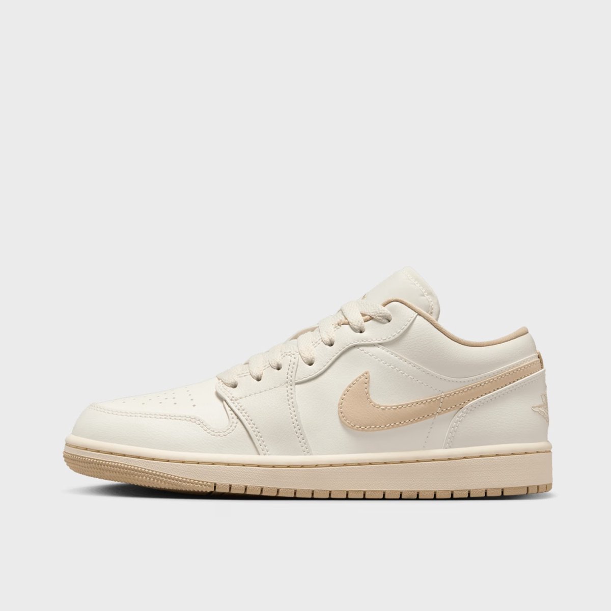 Nike Air Jordan 1 Low – Sneakers Dames Beige