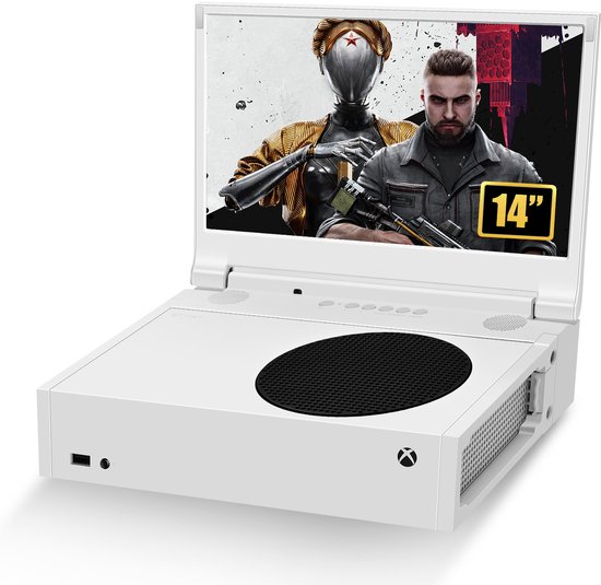 Gloovon® - Gaming Monitor - voor Xbox series S - 14 inch - Full HD - IPS Beeldscherm - Portable Monitor - HDR - FreeSync - HDMI - Wit