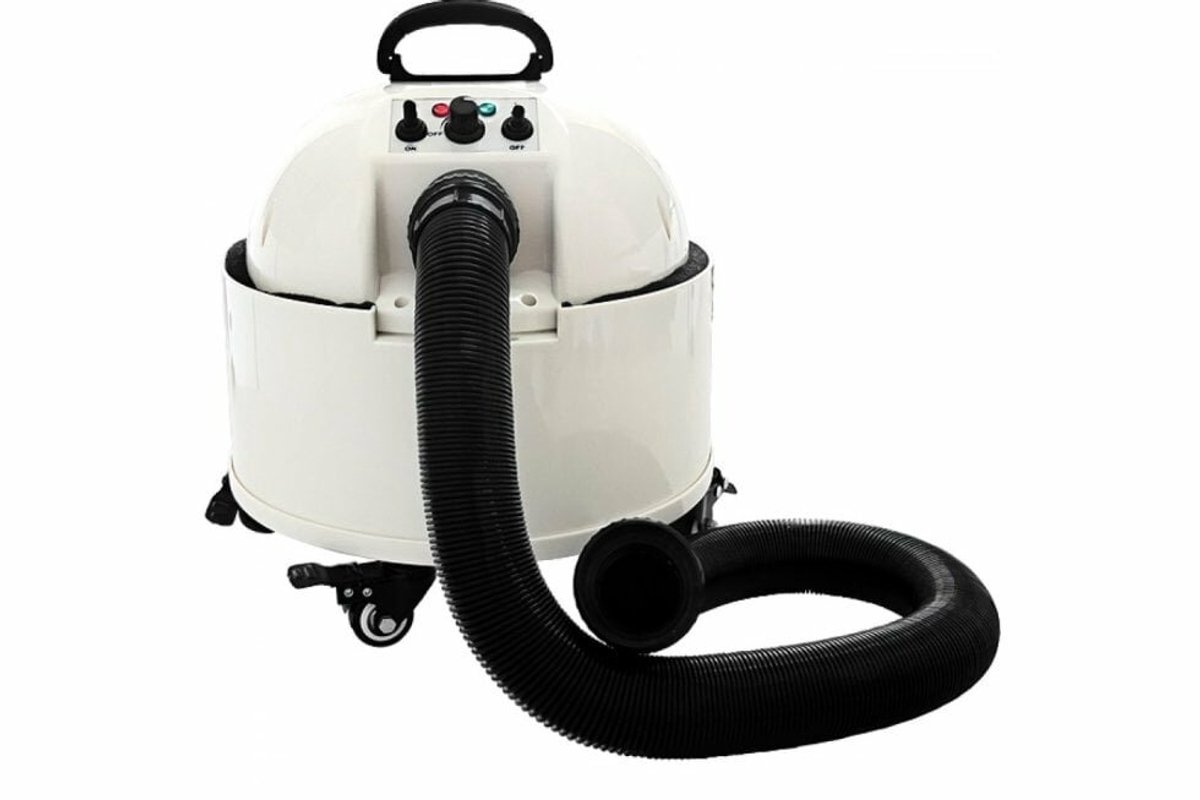 Waterblazer Tritra Wit - 2300 Watt - Hondenföhn Trimsalon - Voor Hond & Puppy - Instelbare windsnelheid - 3 Temperatuurstanden - Met hulpstukken