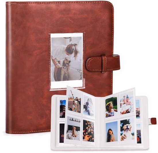 Fotoalbum voor 3 inch Instant Film met 272 Zakjes - Compatibel met verschillende Instant Camera's