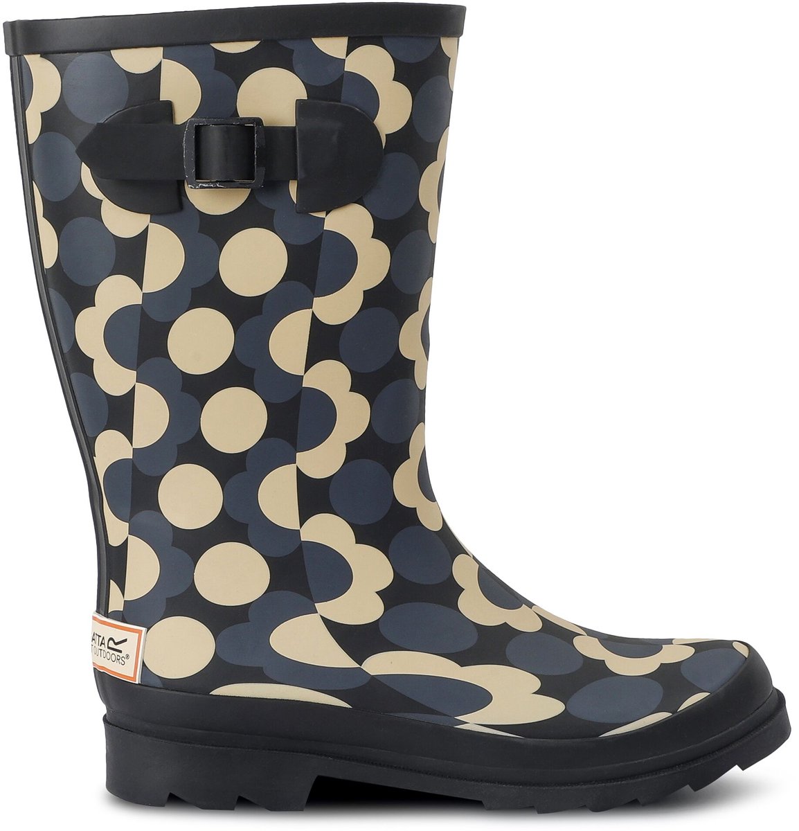De Orla Quarter Welly wandelregenlaarzen voor dames Zwart