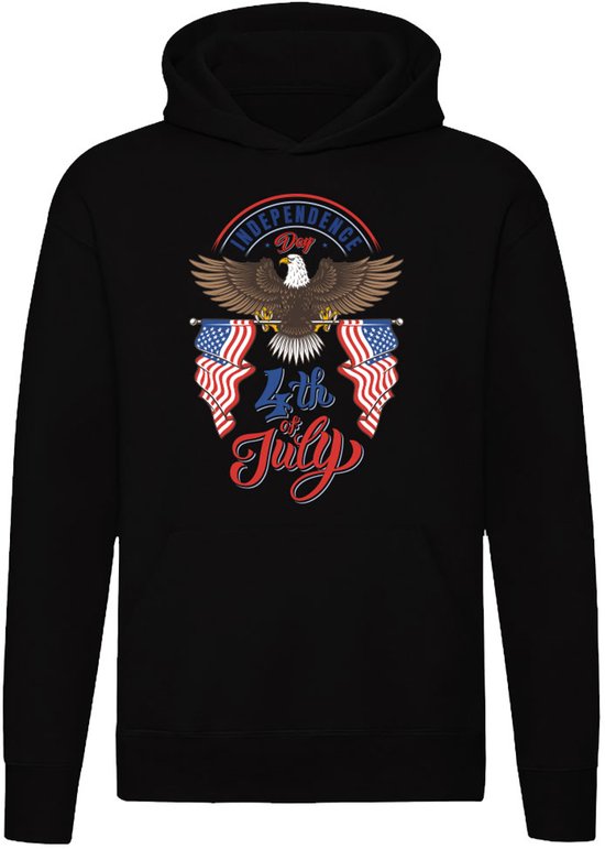 Independence Day 4th Of July Hoodie - unisex - usa - amerika - verenigde staten - feest - peace - trui