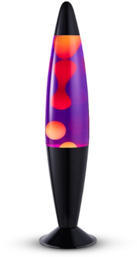 Lavalamp iriserend met metallic paarse lava van Fisura kopen bij