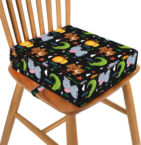 Lexium Stoelverhoger voor Eetkamerstoel - Zitverhoger Peuter Eettafel - Kinderen - Booster Seat - Zitkussen Tafel - Zitverhoger Voor Kinderen & Volwassenen - Stoelverhogers Voor Eettafel - Memory Foam Verhoogkussen - Ergonomisch Comfort