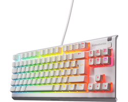SteelSeries Apex 3 TKL - Wit - RGB Gaming Toetsenbord - FR Azerty - IP32 Waterbestendig