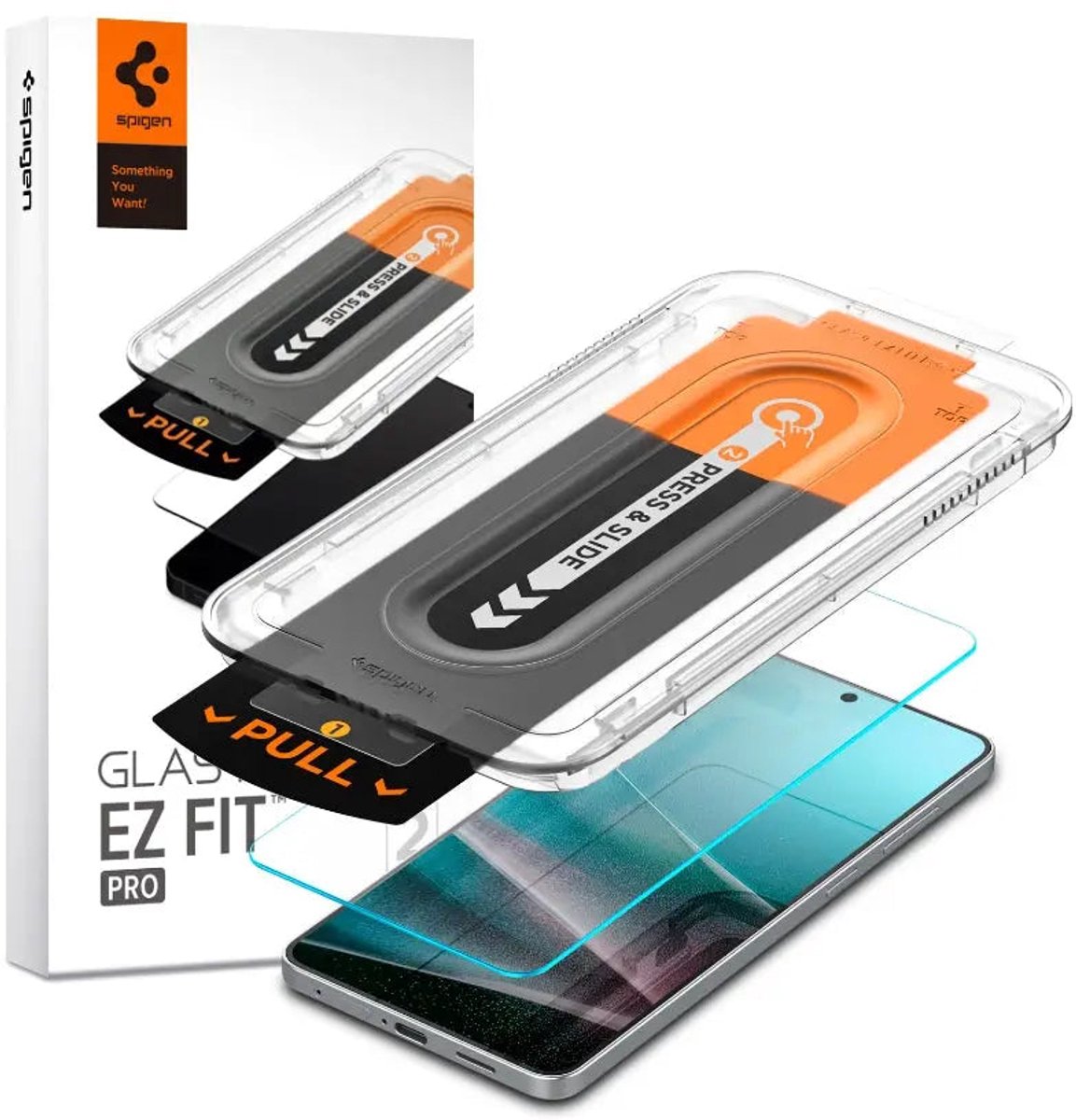 Spigen Gehard Glas Glass.tr Ez Fit Pro Voor Samsung Galaxy S25 Edge