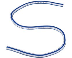 Flexible Curve Ruler, Drawing Sewing Rulers Curve Ruler Bendable Ruler Flexible Curve Template Flexible Ruler for Engineering(60cm)Spare Parts