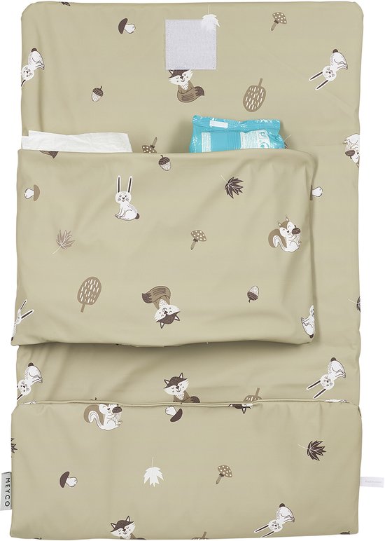 Meyco Baby Forest Animals Verschoonmat - Sand van Meyco — afbeelding 4