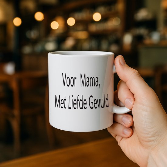 Pour Maman, rempli d'amour – Tasse à café cadeau sincère pour les mères