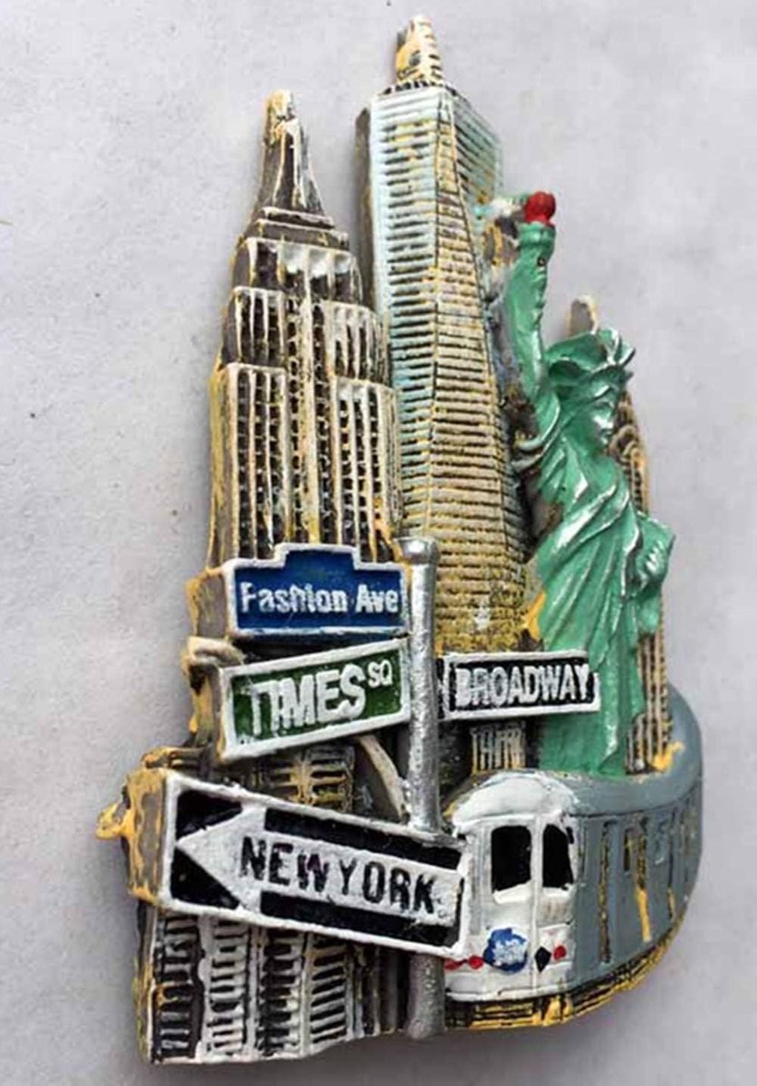 Fotobehang Vrijheidsbeeld - New York - Manhattan