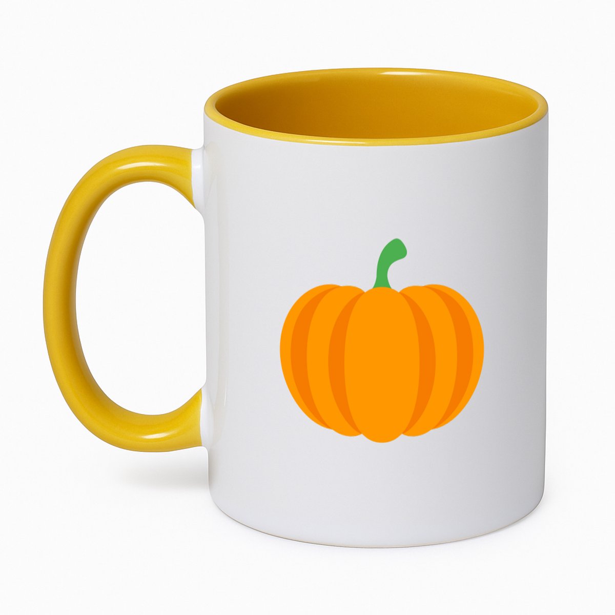 Hacebo® - Pompoen koffiebeker goudgeel - Groente - Groente liefhebbers - thee mok - koffie beker - halloween - herfstvrucht - koffiemok - 350 ML inhoud