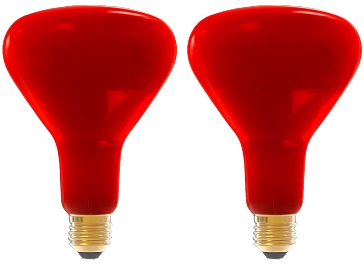 Technik R125 Infraroodlamp E27 150W - 1250lm - 2700K - Rood Licht - Warmtelamp - 2 stuks