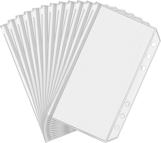 Lot De 10 Pochettes Plastifiées A6 Transparentes Pour Classeur - Protection Haut De Gamme