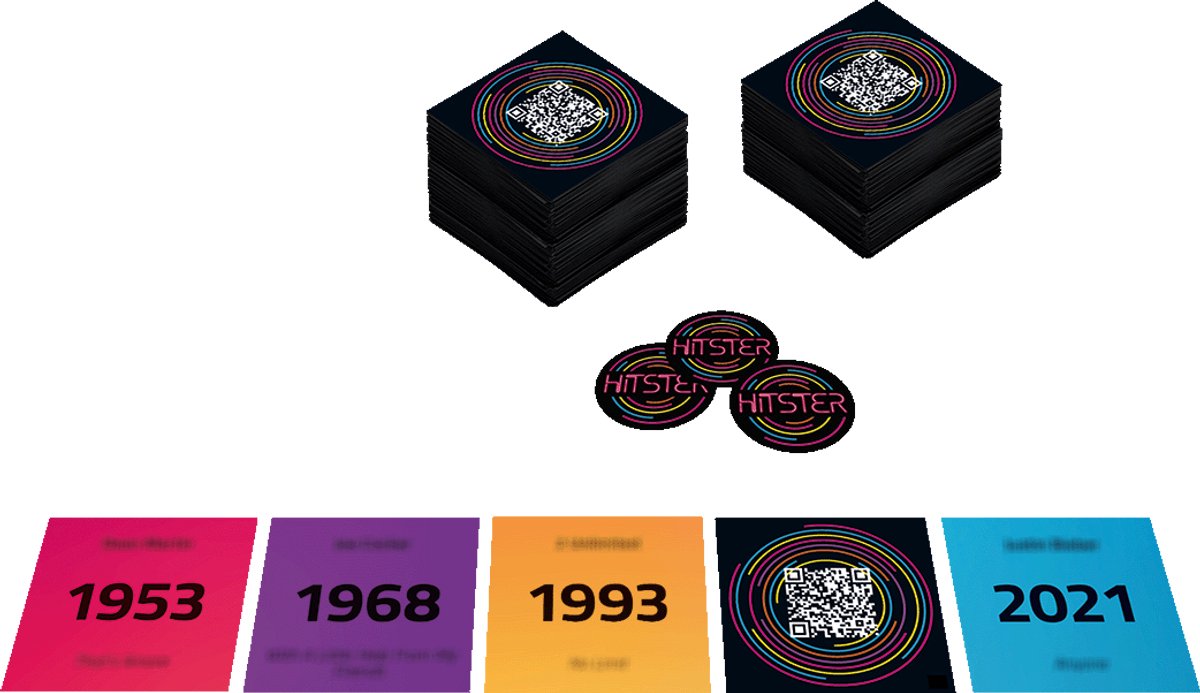 Jumbo - Hitster - Radio Contact (BE) - Partyspel - Franstalig Actiespel - Muziekspel voor volwassenen - 16+ jaar — cadeau in Partyspellen - foto 6