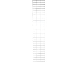 Paneel 150x30cm.