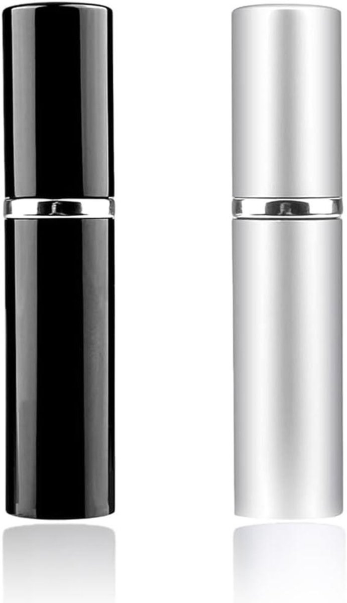 Allecto plus - Navulbare Parfumverstuivers voor Reizen en Dagelijks Gebruik - Set van 2 Stuks - 5 ml inhoud