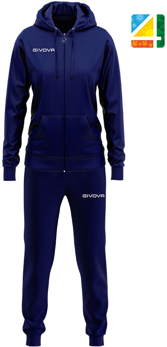 Givova Lady Trainingspak Zwart XL Vrouw