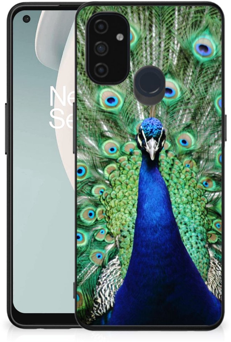 Back Cover voor OnePlus Nord N100 Dierenprint Telefoonhoesje Pauw