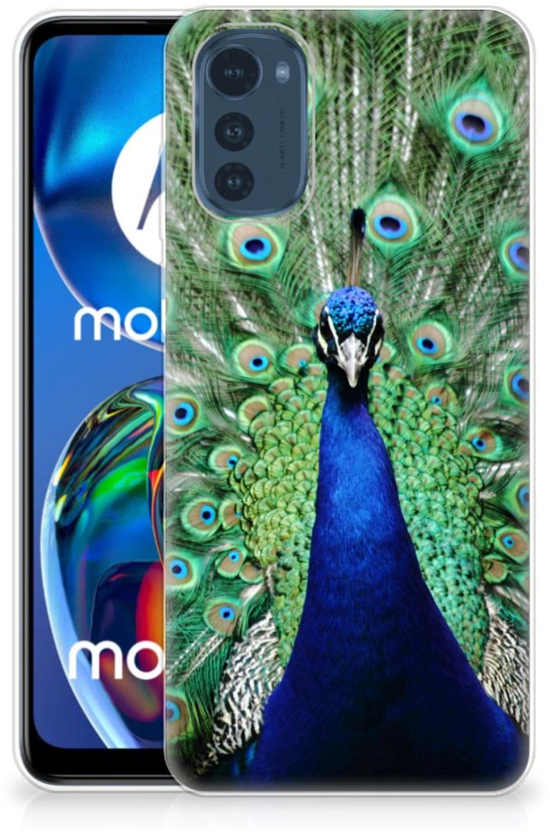 Motorola Moto E32/E32s TPU Hoesje Pauw