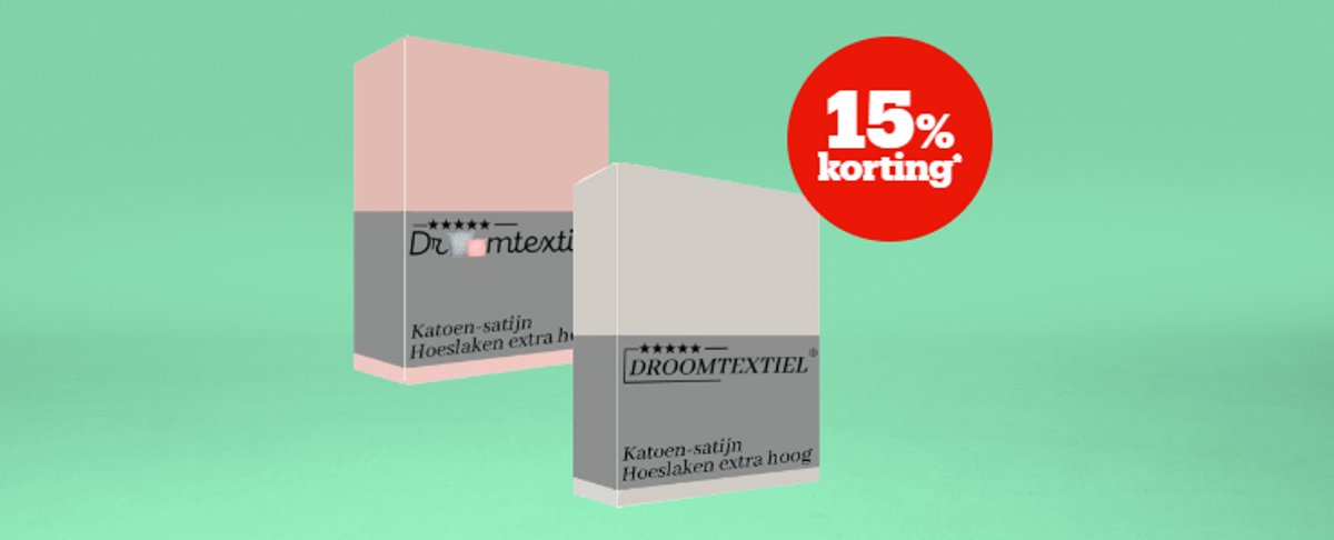 15% korting* op
