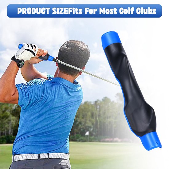 Golfgreep-trainer voor de rechterhand - Verbetert de swing, ondersteunt de greep, golfclub-trainingsgreep om de juiste handpositie te trainen. van Merkloos — afbeelding 3