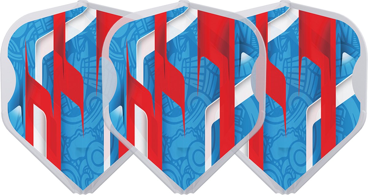 L-STYLE EZ L1 MAMO SERIES BLACK CLEAR WHITE DART FLIGHTS