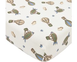 Meyco Baby Air Balloons Hoeslaken Ledikant - Multicolour - 60x120cm