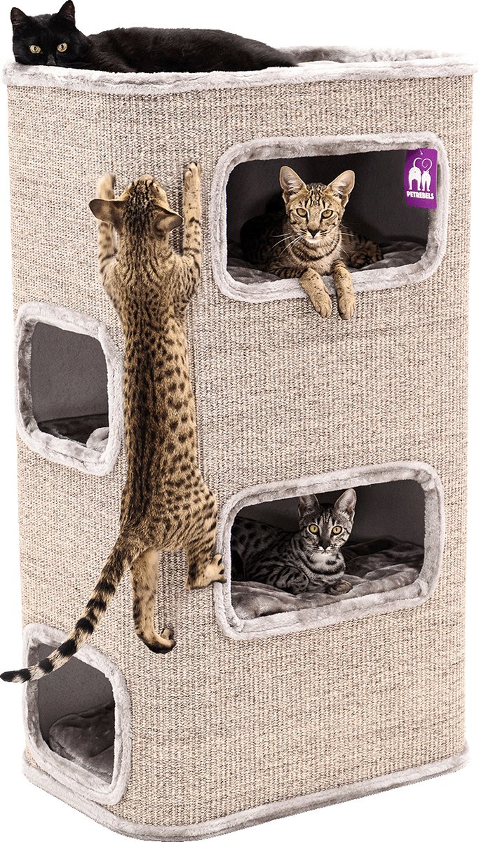 Petrebels Vault 118 Krabton XXL - Cappuccino - Premium kwaliteit - Krabton voor grote katten