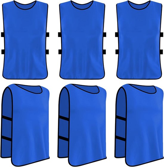 FIBOGOUP Voetbaltrainingsvest, voetballijfje, voor kinderen en volwassenen, voetbaltraining, vest voor teamtraining (12 stuks, maat L, 150-185 cm), groen, L