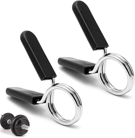 4 Stuks Haltersluiting 30 Mm - Snelsluiting Halter Veersluiting ABS Voor Gewichtheffen