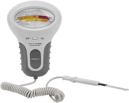 CL2 Chloor- en pH-tester Hoge draagbare zwembad-spa-waterkwaliteitsanalysator zonder batterij CL2 Chloor- en pH-tester Hoge draagbare zwembad-spa-waterkwaliteitsanalysator zonder batterij