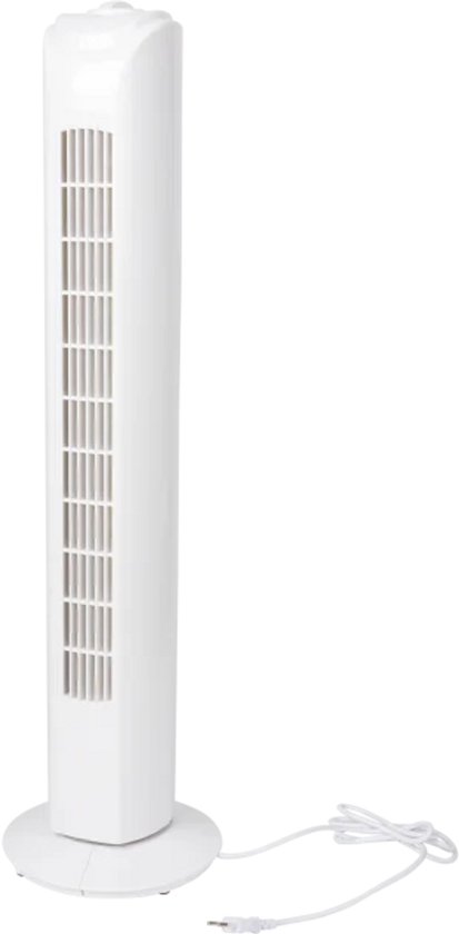 Kinzo torenventilator 81 cm, 45W, 3 standen, stil, staande ventilator, 2 jaar garantie