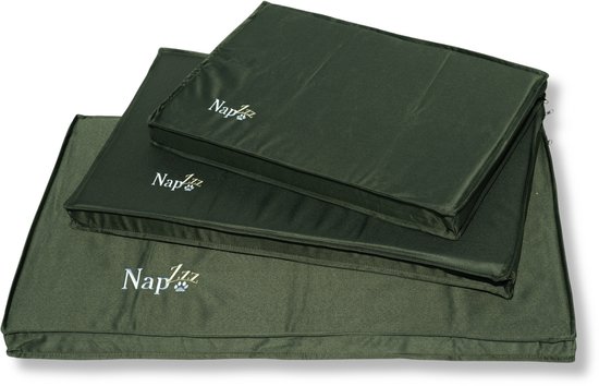 NapZZZ Benchkussen Waterproof Donker Groen Maat S: 59 x 42 x 5 cm