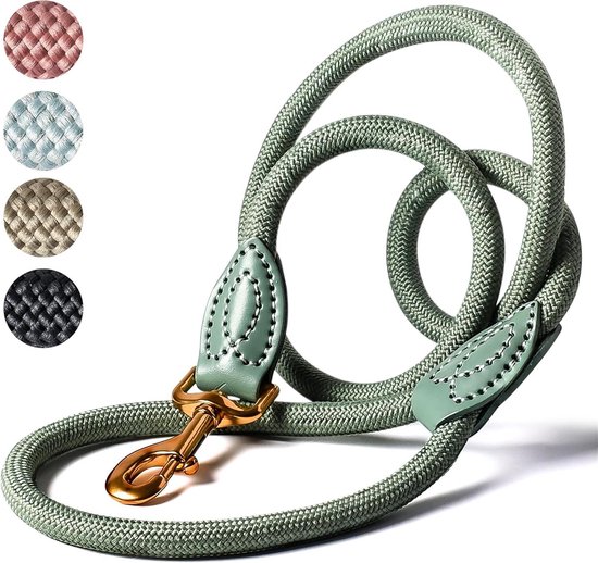 Floxik Premium hondenriem, groen, 3 m, verstelbaar, robuust en stijlvol Floxik Premium hondenriem, groen, 3 m, verstelbaar, robuust en stijlvol
