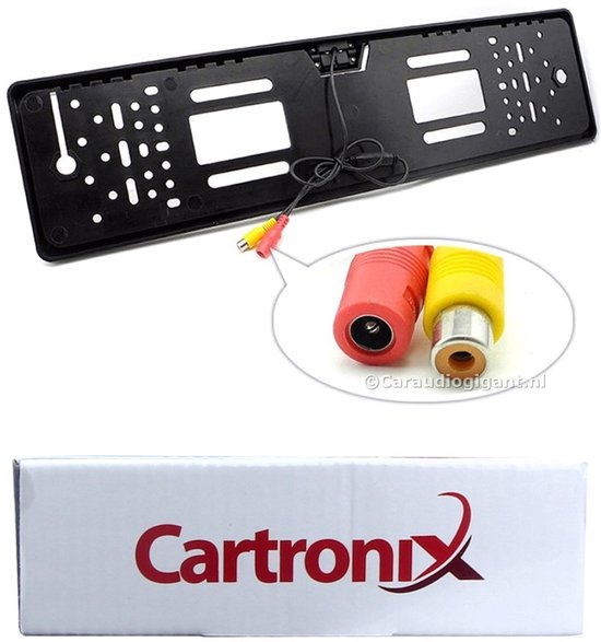 Cartronix RV-400 kentekenplaathouder met camera - Voor Auto - Camper - Vrachtwagen - Zwart - HD Camera van Merkloos — afbeelding 2