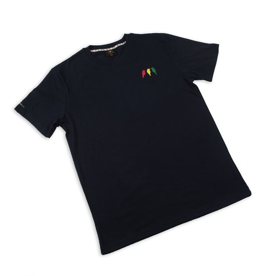 T-shirt bleu marine 3 Little Birds - AFCA - Amsterdam - Trois petits oiseaux - Reggae