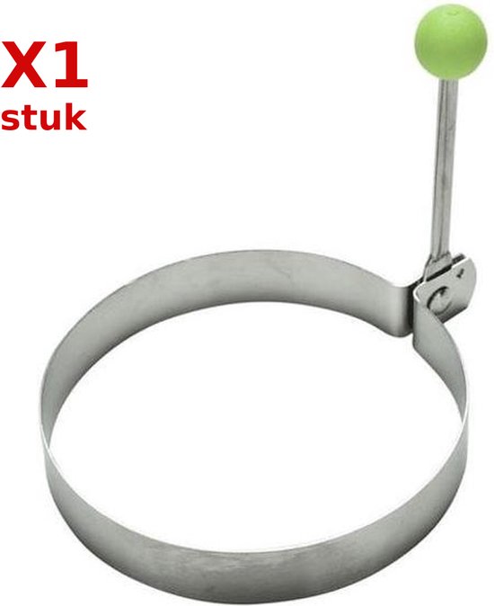 Foto: Ei en pannenkoekenvorm rvs cirkel handig keukenhulpje