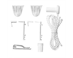 warraich Klemmfix Klembeugel Set met 3M Plakstrips – Accessoireset voor Rolgordijn – Zonder Boren