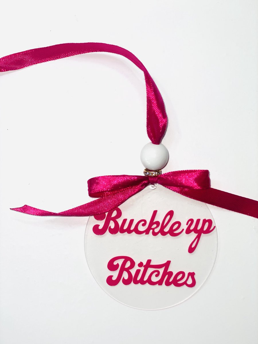 Image of Acryl Auto Spiegelhanger – Unieke Auto Decoratie met Vinyl – Schattige Hanger voor Achteruitkijkspiegel