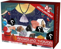 Allecto Plus - Adventskalender 2023 voor kinderen | Aftelkalender voor Kerstmis | Natuurlijke edelstenen | Leuk voor meisjes en jongens | 24 dagen verrassingen | Kerstmis aftellen
