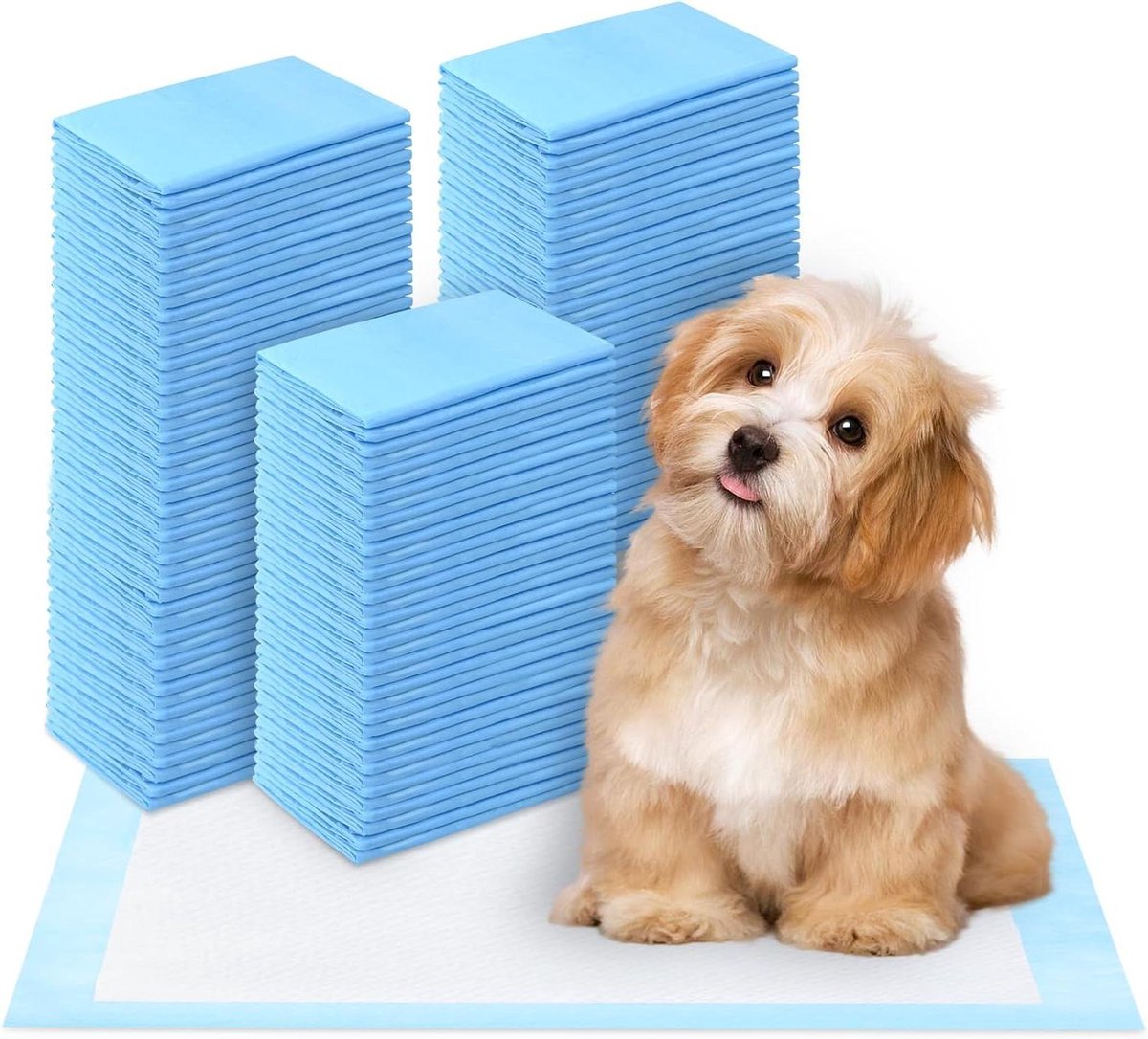 Allecto Plus - PIPI matten voor puppy's - 100 stuks - Roze - 33 x 45 cm - Dieren - Training - Lekvrij - 5-laags design - Absorberend - Puppyonderlegger
