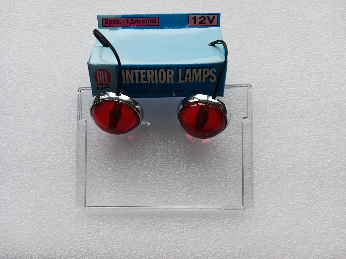 All Rides Interior Lamps Red ligt set Retro