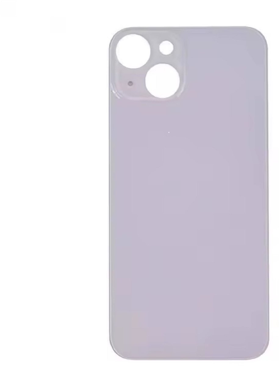 Voor iPhone 14 Batterij Cover Achterkant Behuizing Paars