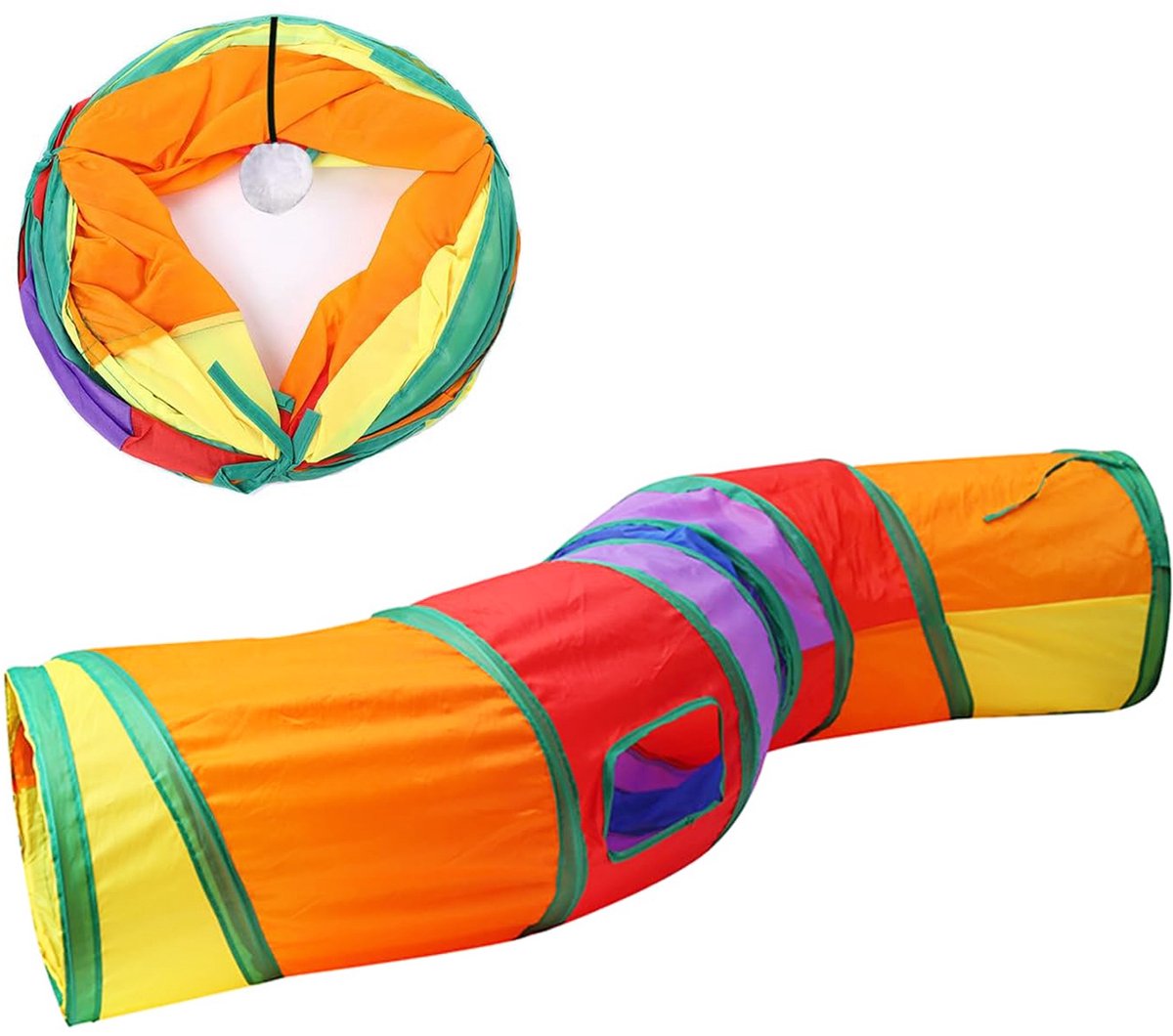 MKSS® Kattentunnel - Kattenspeelgoed - Speeltunnel