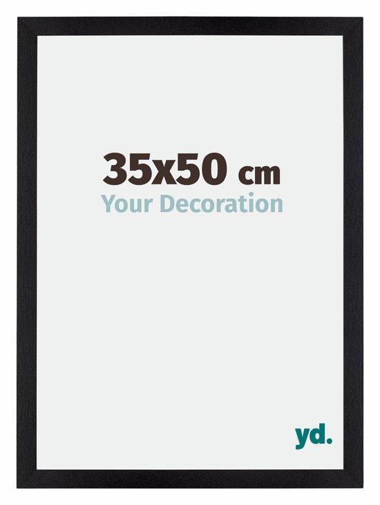 Your Decoration - Fotolijst 35x50 cm - MDF - Zwart Mat - Mura