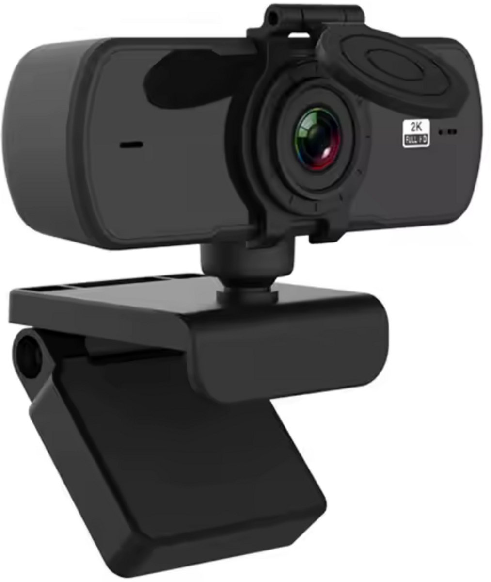 LumiWay Webcam - 2K Full HD - Laptop & PC Camera - Microfoon - Privacy Cover - Streaming - USB