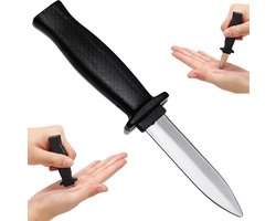 Top 10 Geschenkartikelen 2026: Fopmes I Prank Mes I Inschuifbaar Nep Mes I Fopartikel I Cadeau Idee I 19 Cm I Zwart/Zilver